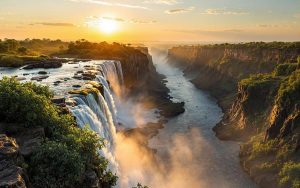 Cataratas Victoria en Zimbabwe sobre el río Zambezi Safari por Africa 