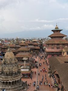 Templo tradicional de Katmandú Nepal durante un viaje por India y Nepal
