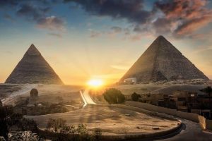 Pirámides de Giza en Egipto