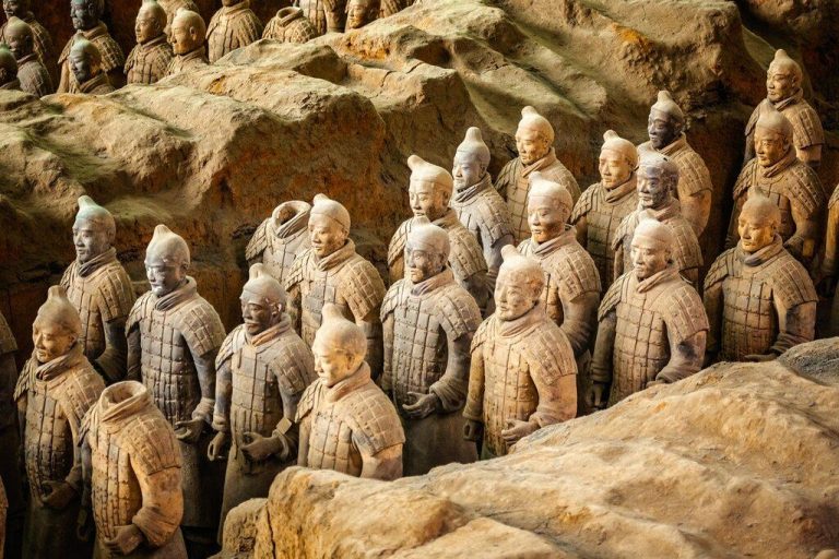Guerreros de Terracota en Xi'an, China